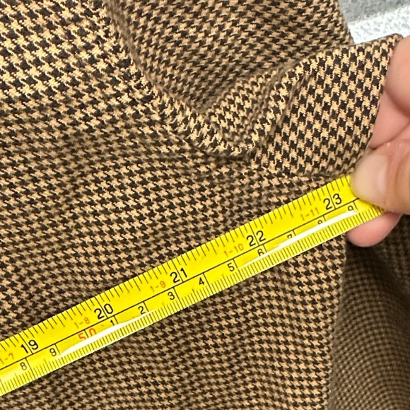 L.L. Bean Men's Brown Button Down Shirt TRADITIONAL FIT Size XL-REG Houndstooth - Picture 8 of 9